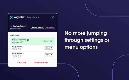 Oxylabs Proxy Extension