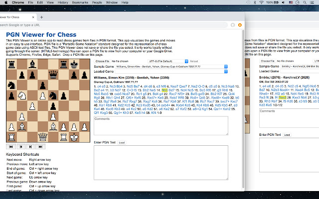 PGN Viewer for Chess chrome extension
