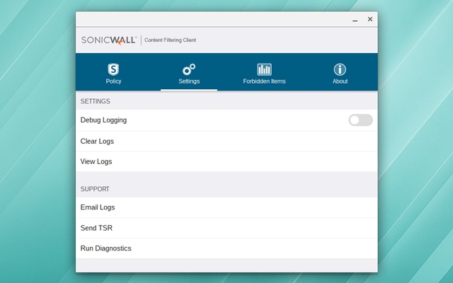 SonicWall Content Filtering Extension