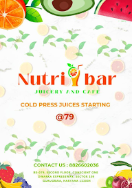 Nutri Bar menu 1