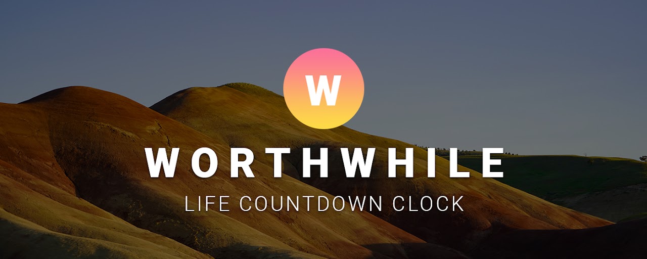 Worthwhile: New Tab Life Countdown Clock Preview image 2