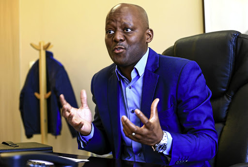 SABC chairperson Bongumusa Makhathini, who Chris Maroleng accuses of being hell bent on dismissing employees he does not like.