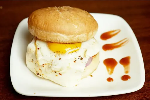 Masala Cheese Egg Burger