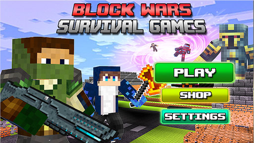 Block Wars Survival Games APK MOD – Pièces Illimitées (Astuce) screenshots hack proof 1