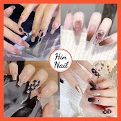 Móng Tay Giả Ngắn Hin Nail 24 Nail Box Kèm Phụ Kiện Làm Móng