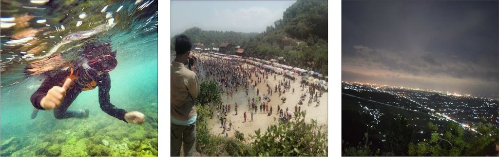 Nglambor Snorkeling - Pantai Indrayanti - Bukit bintang