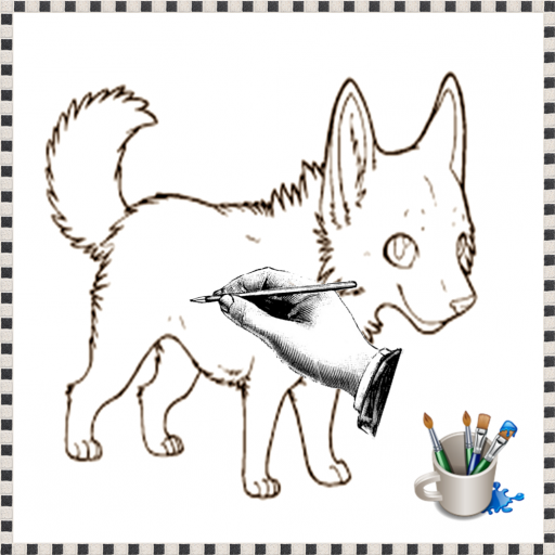 Drawing to Wolf Cartoon