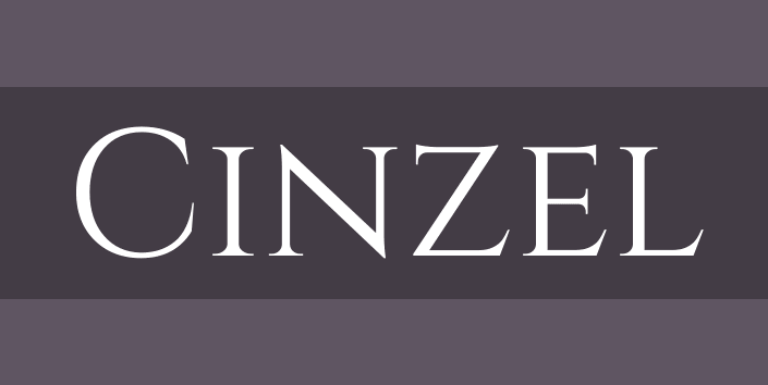 Cinzel 