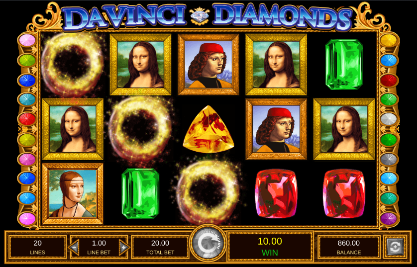 Da Vinci Diamonds slot