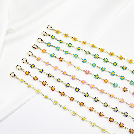 Title 2, Little Daisy Anklet, Ankle Ring for Girls, Pers...