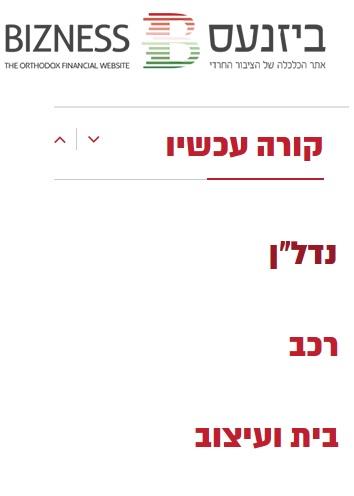ביזנעס -אתר הכלכלה למגזר החרדי Screen 3