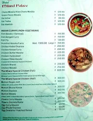 Hotel Miland Palace menu 8