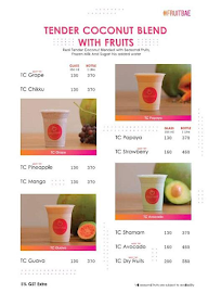 Fruitbae Aluva menu 4