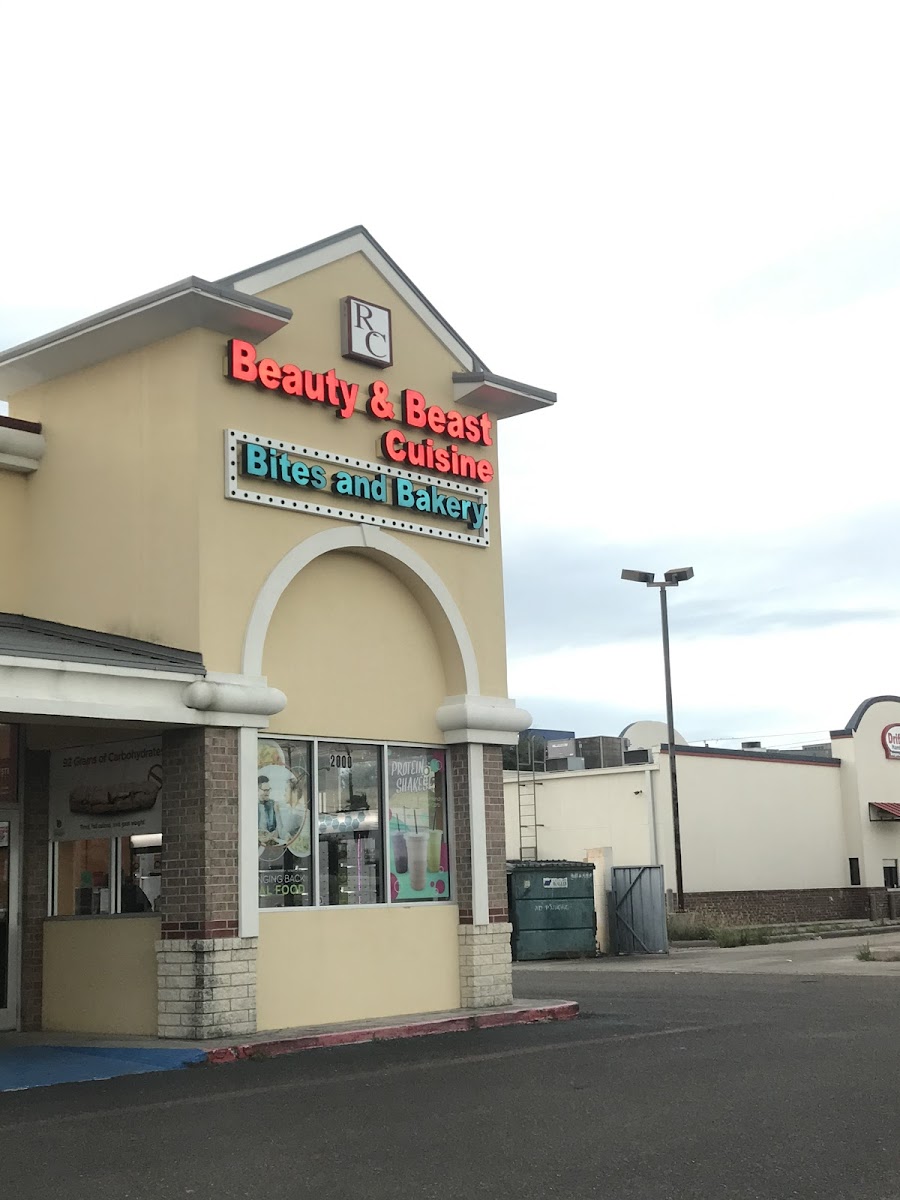 Store front. There is a drive thru too.