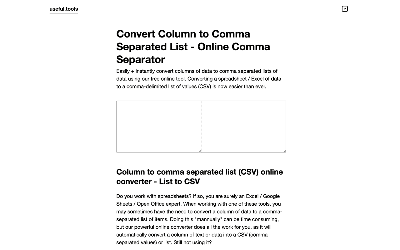 Convert Column to Comma Separated List (CSV) Preview image 7