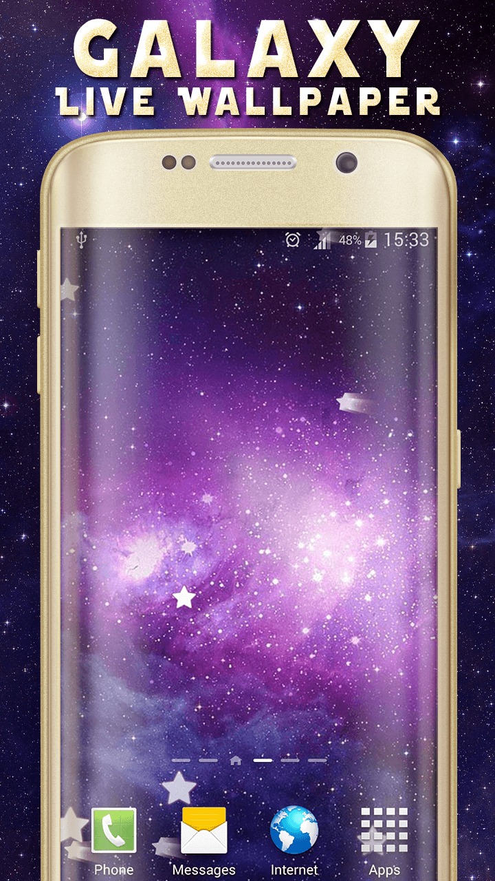 Galaxy Live Wallpaper Screen 3