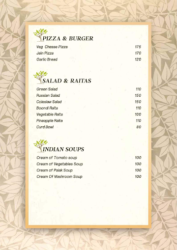 Atulya menu 