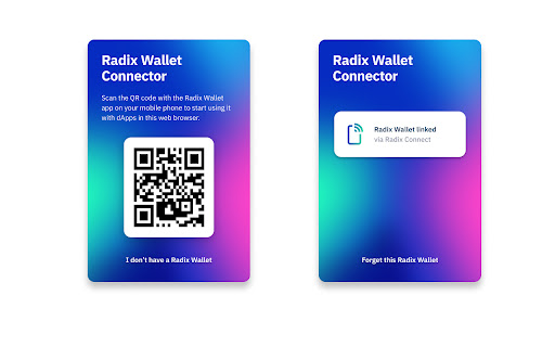 Radix Wallet Connector