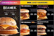 Biggies Burger menu 1