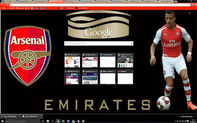 Arsenal chrome extension