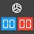 Volleyball scoreboard icon