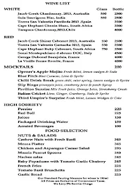 Howzatt - The Galaxy Hotel menu 4