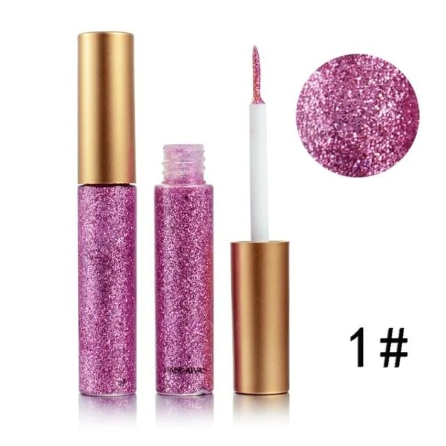 COULEURS Set Vloeibare Glitter Eyeliner Waterdicht — Creëer een stralende, langdurige look met deze eyeliner!