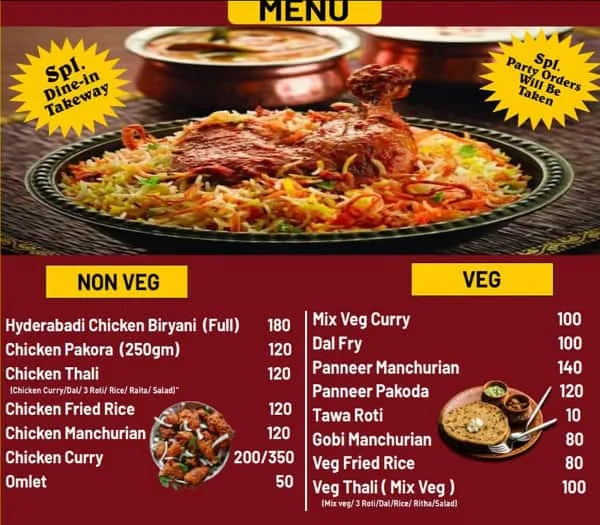 Khushi Paradise menu 