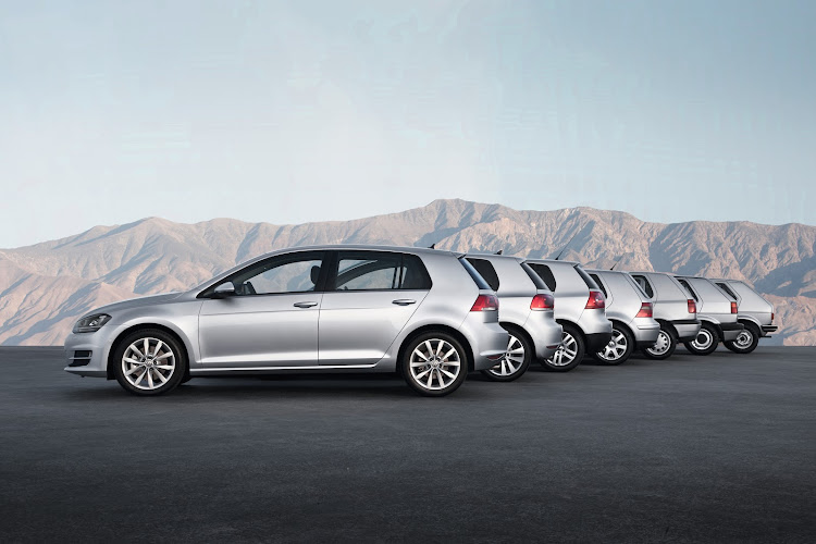 Seven generations of Golf have sold over 35 million units to date. Picture: SUPPLIED