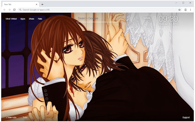 Vampire Knight Wallpaper Custom Anime New Tab