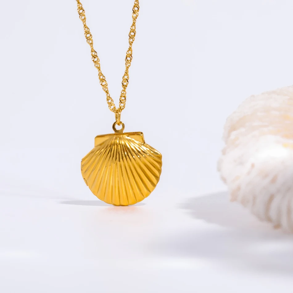 Titanium stalen Album ketting envelop open en dicht sieraad voor foto's personaliseren herinneringen bewaren cadeau