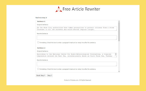 Article Rewriter