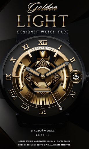 Golden Light Watch Face