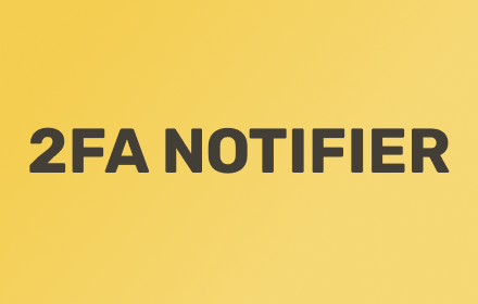 2FA Notifier small promo image