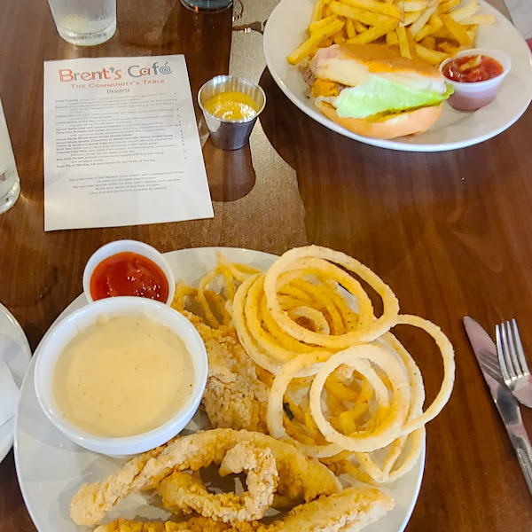 Gluten-Free Onion Rings at Brent's Cafe