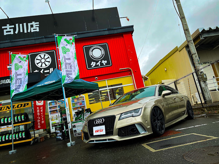 A7 スポーツバックのタイヤワールド館ベスト古川店・アウディA7スポーツバッグ・ベスト古川店・車高調・アライメント調整に関するカスタム事例の投稿画像2枚目