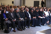 Family and  friends of Eusebius McKaiser came to pay their respects at his memorial service on Tuesday.