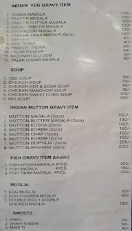 Zaika Restaurant And Fast food menu 4