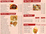 Wins Restaurant menu 3