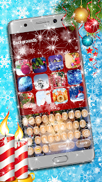 Winter Keyboard Themes ❄️ Ice Keypad Changer App poster 5