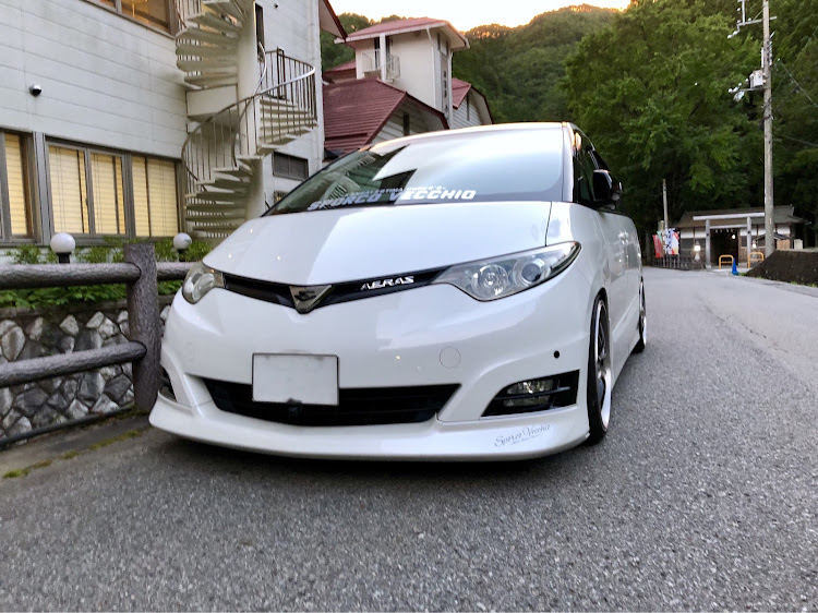 エスティマのオフ会告知・SporcoVecchio・WAGONIST・Aspect Lowness・とらちゃん生きてるよに関するカスタム事例の投稿画像1枚目