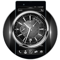 Black Luxury Clock Theme