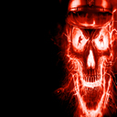 Cool Red Skull Chrome extension download