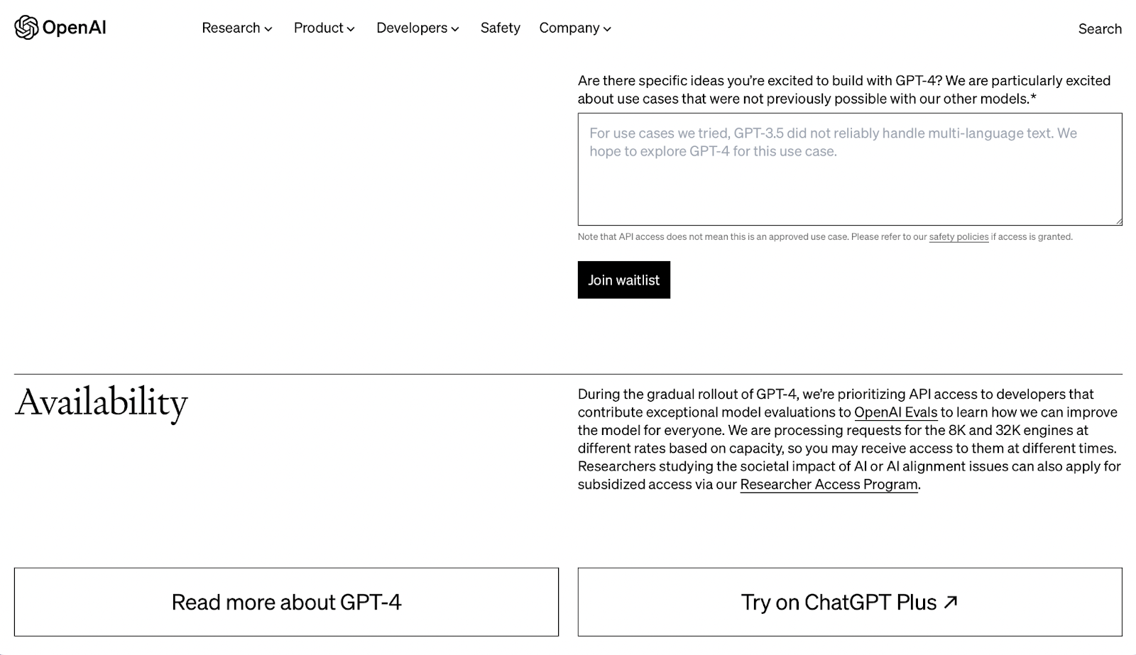 GPT-4 API waitlist - How to use GPT 4?