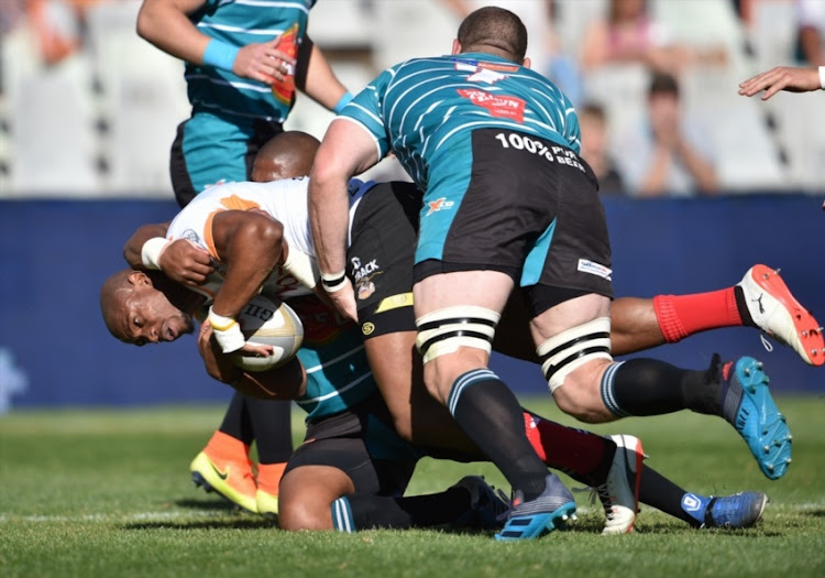 Makazole Mapimpi of the Toyota Cheetahs during the Currie Cup match between Toyota Free State Cheetahs and Tafel Lager Griquas at Toyota Stadium on August 12, 2017 in Bloemfontein.