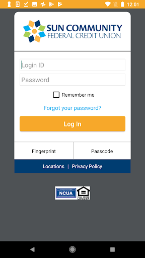 Screenshot Sun Community FCU Mobile