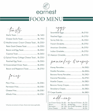 Cafe Earnest menu 6