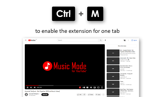 Music Mode for YouTube™