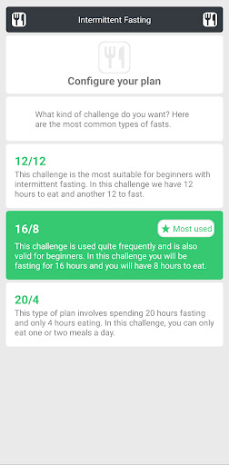 Screenshot Intermittent fasting beginners