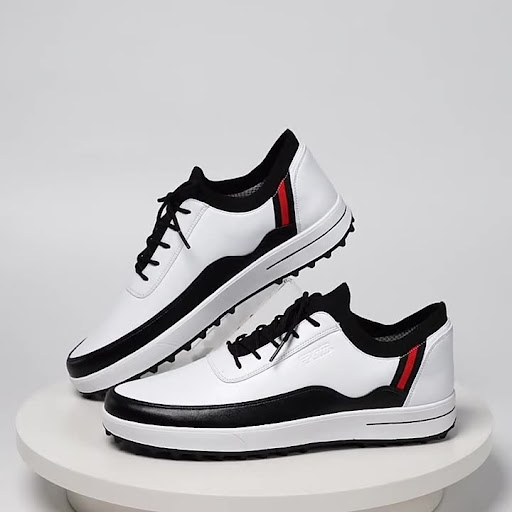 Title 1, Mens Waterproof Spinning Golf Shoes with Movab...